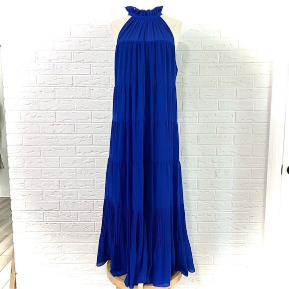 NWT Alex Marie Cobalt Blue Maxi Dress Size 6 - Picture 6 of 16